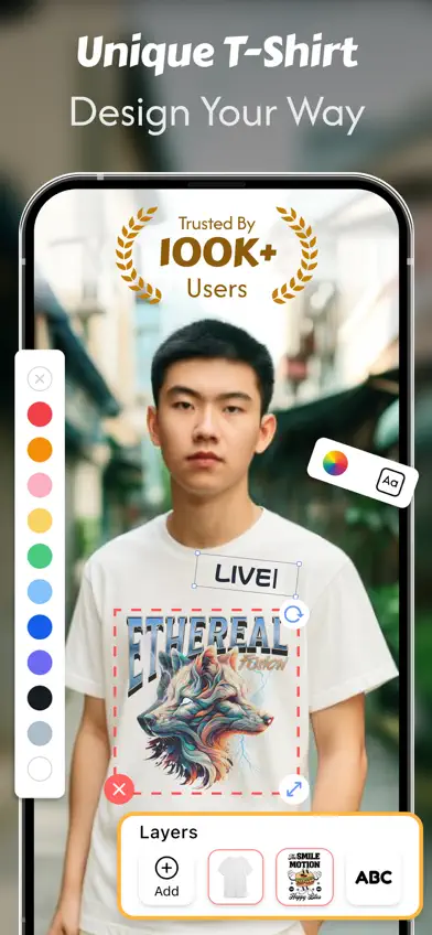 T Shirt Designer Tool App screenshot 1