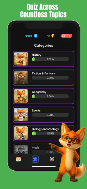 Vulpio – Daily Knowledge Quiz screenshot 2