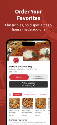 DeFazio's Pizzeria Screenshot 3 of 6