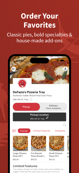 DeFazio's Pizzeria Screenshot 3 of 6