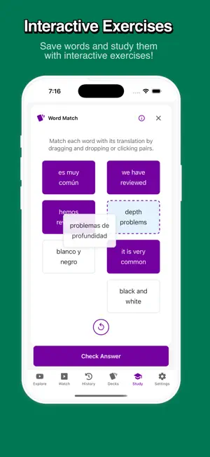 LingoLingo Learn with YouTube screenshot 4