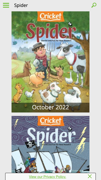 Spider Mag: Stories & jokes Screenshot