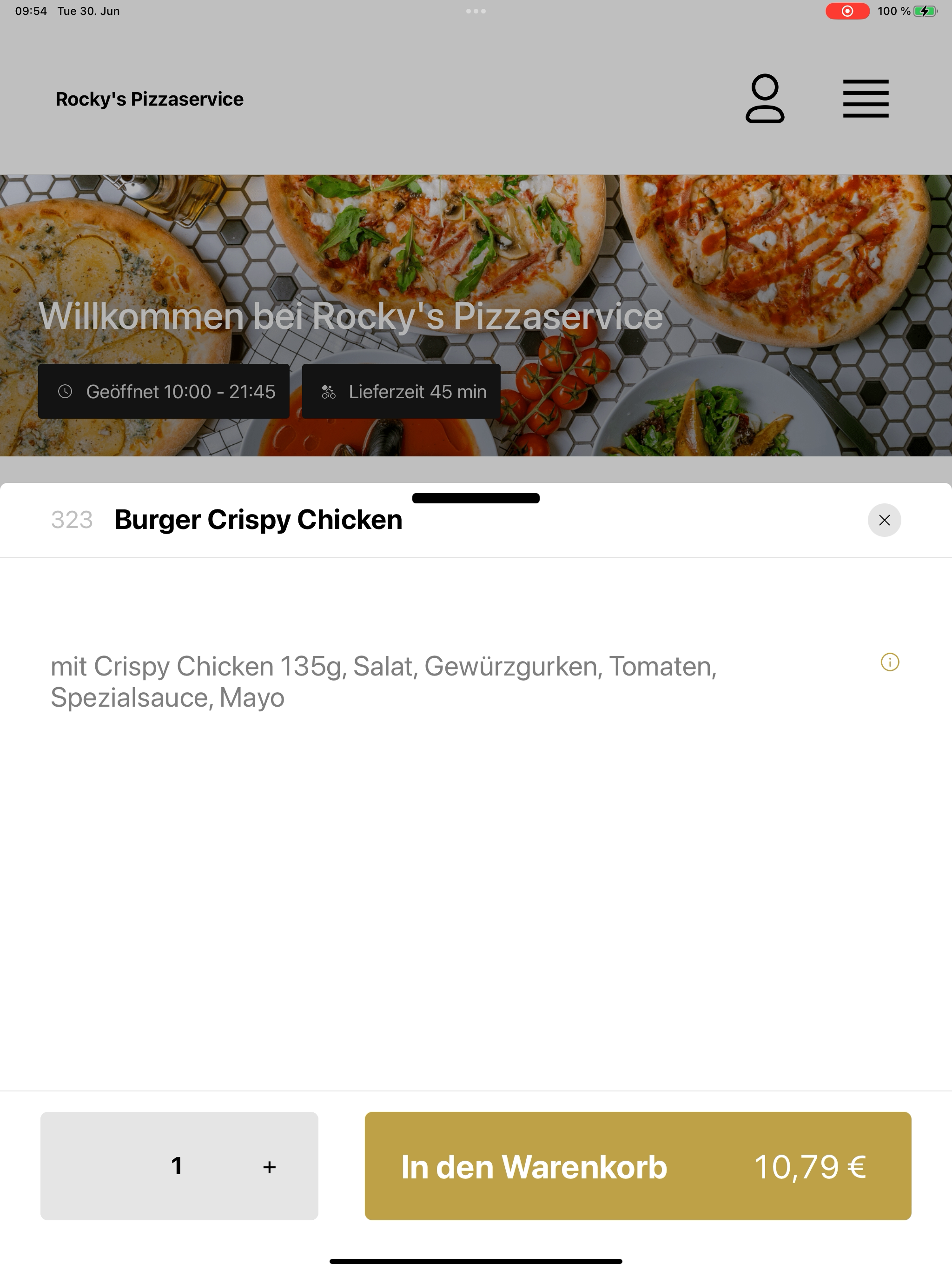 Rocky's Pizzaservice screenshot 16