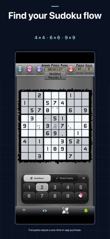 Sudoku Puzzle Packs iPhone screenshot
