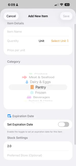 Chef's Ledger screenshot 1