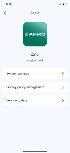 ZAFRO screenshot 3