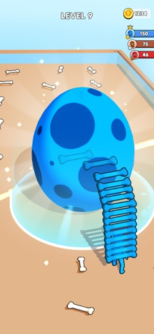 Dino Chaos: Crazy Race iPhone screenshot