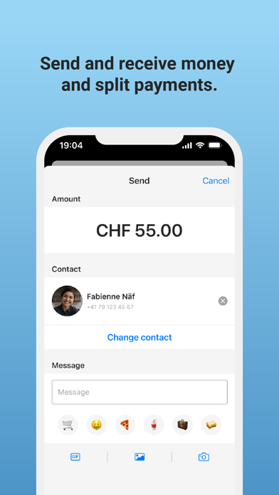 prepaid TWINT & other banks iPhone screenshot 5 - Finance app