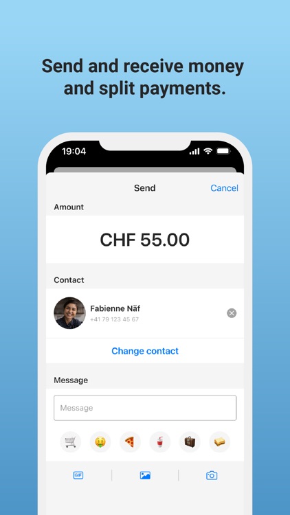 prepaid TWINT & other banks screenshot-4