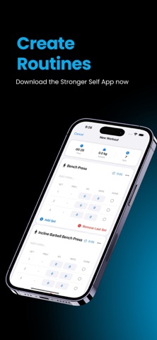Strongerself Workout Tracker screenshot
