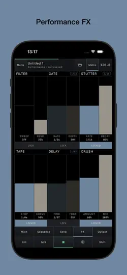 Capture d'écran de Resamplr sur iPhone 6