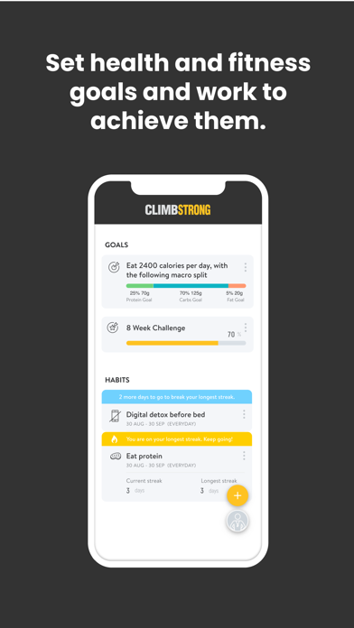 Climb Strong Coaching Hub Screenshot