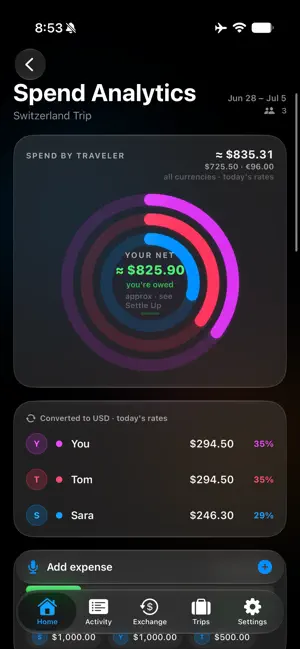 Qirsh - Split Expenses screenshot 2