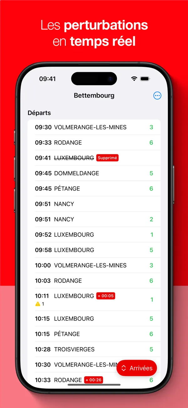 Screenshot #3 pour BH — Horaires des trains