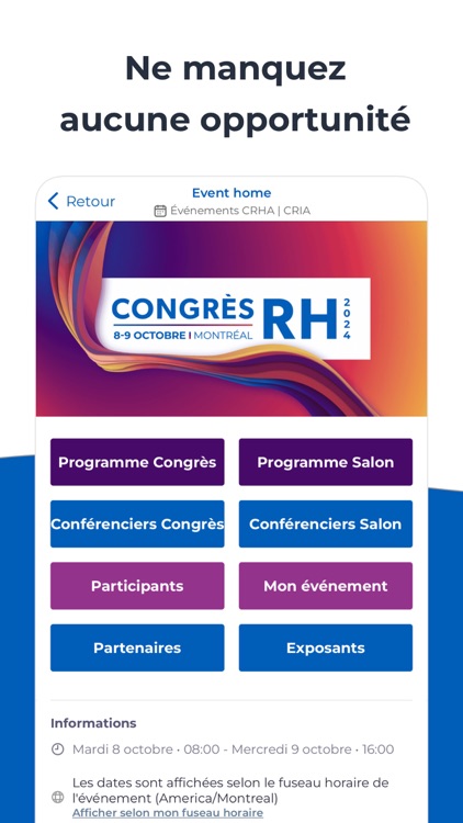Événements CRHA | CRIA