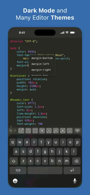 Textastic Code Editor iPhone screenshot 2