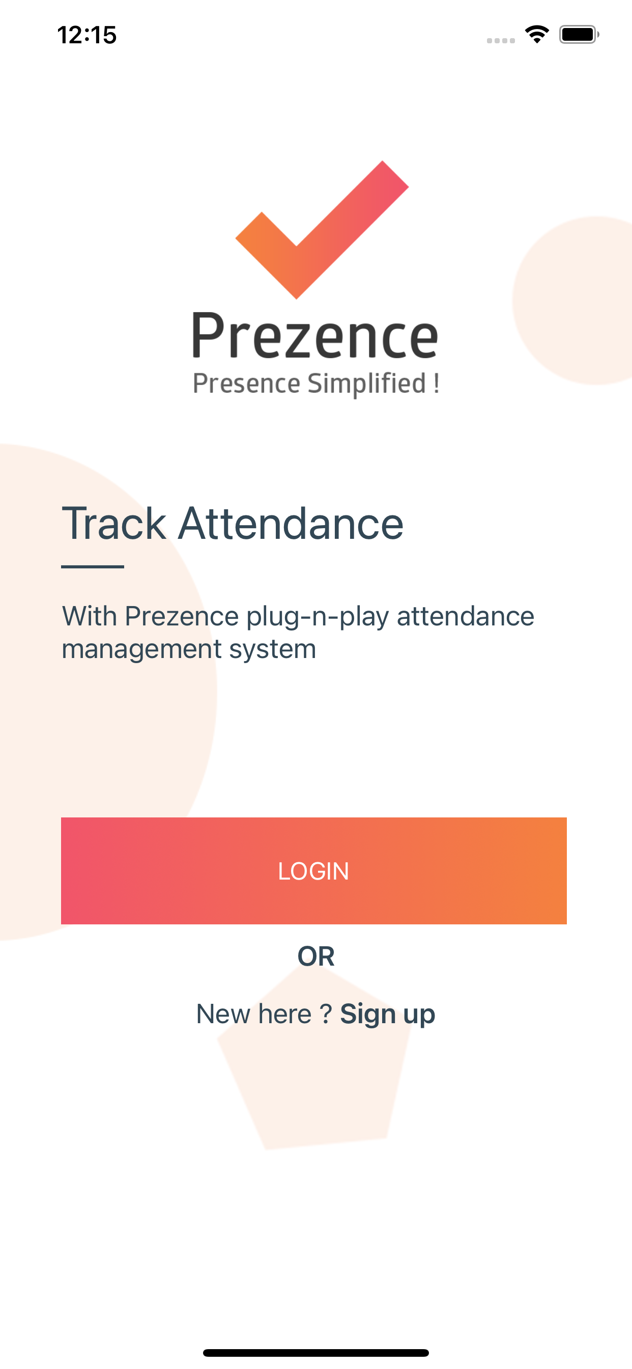 Prezence Admin