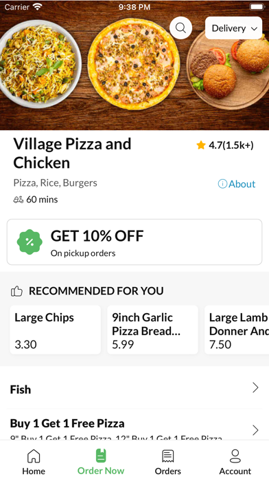 Village Pizza and Chicken Screenshot