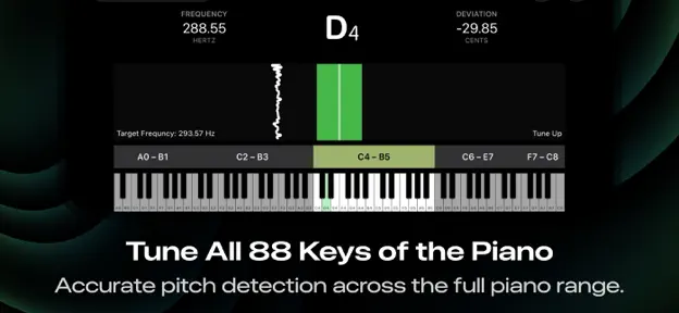 Piano Tuner PT1  钢琴调音器应用截图