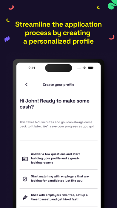 Yellowbrik Jobs iPhone screenshot 1 - Social Networking app
