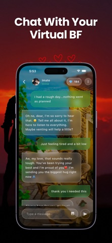 AI Boyfriend Chat - Imate iPhone screenshot