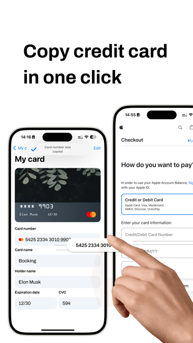 Card Holder: Store card wallet Screenshot