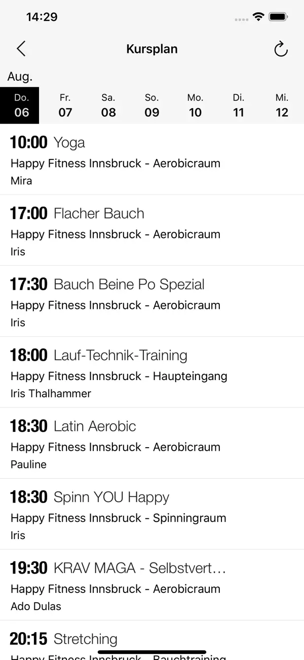 Screenshot #2 pour Happy Fitness 24h geöffnet