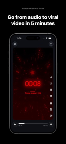 Music Visualizer - Vibely Screenshot 1 of 4