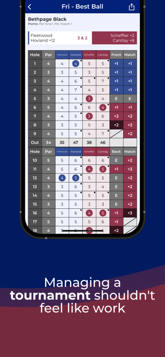 CupTracker: Team Match Play Screenshot 2 of 10