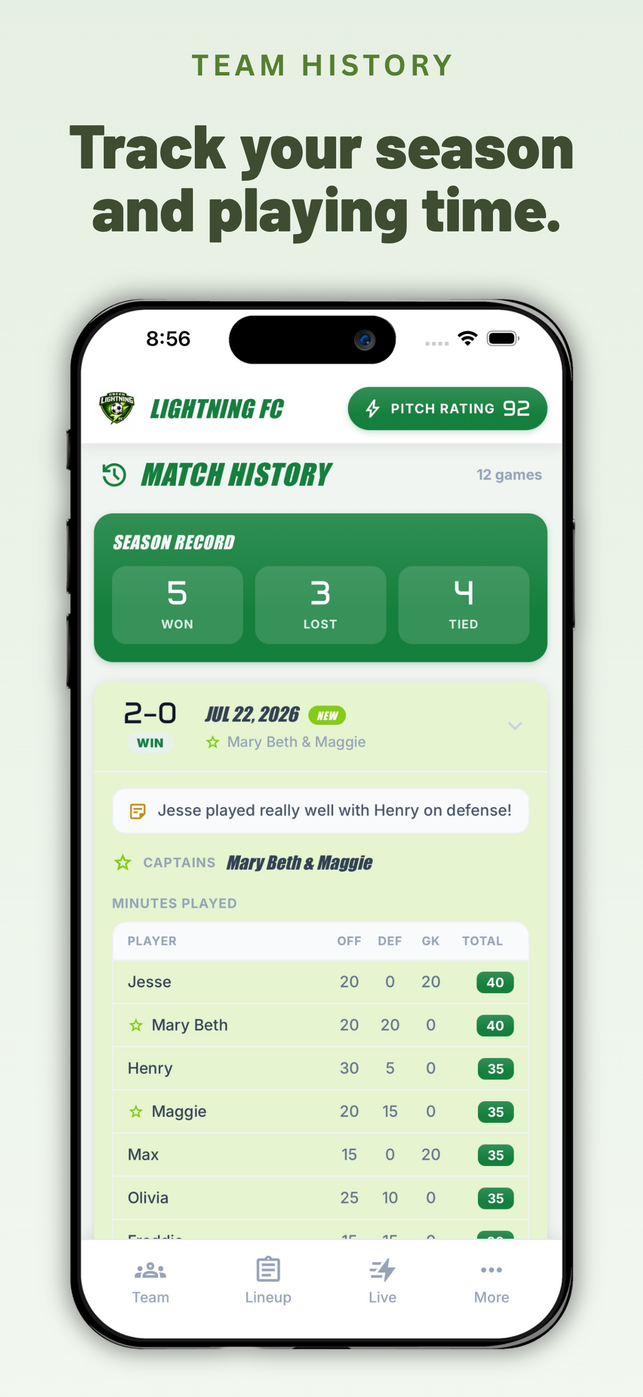 PitchAssist - Game Day Manager screenshot 10