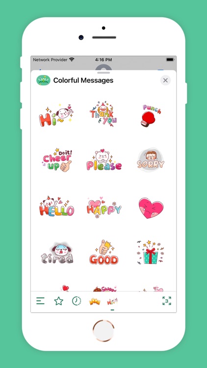 Colorful Messages Animated