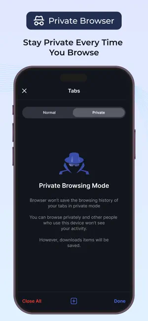 Private Browser: Secure Web screenshot 4