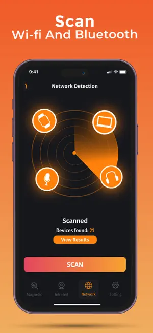 Magnetometer & Network Scan screenshot 2