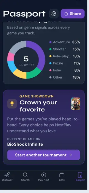 NextPlay: Game Info & Picker screenshot 2