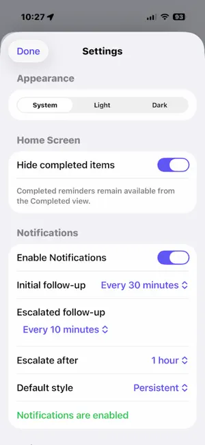 Trovu Reminders screenshot 3