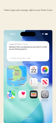 BookDrawer: Reading Journal iPhone screenshot