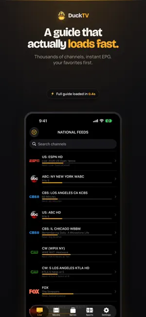 DuckTV: IPTV & M3U Player screenshot 2