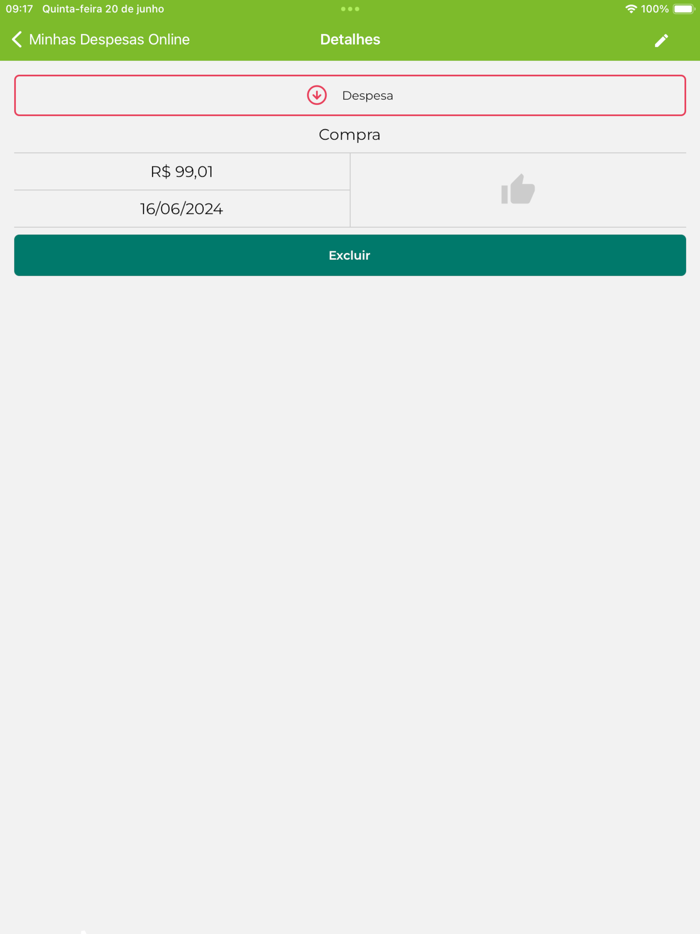 Minhas Despesas Online