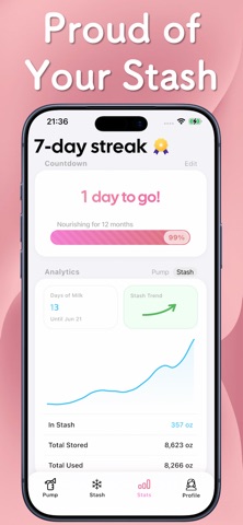 Breast Milk - Pumping Tracker+ Screenshot 6 of 10