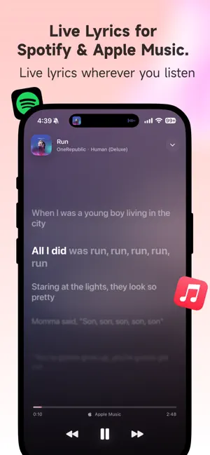 Lyricly - Music Lyrics screenshot 1