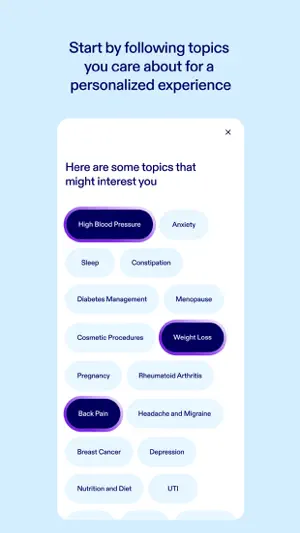 Health Answers by Pfizer screenshot 2