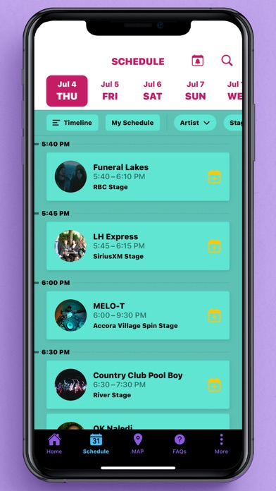 Ottawa Bluesfest Screenshot