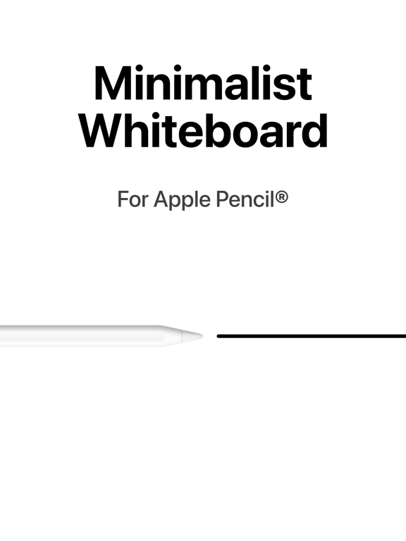Minimalist Whiteboard app screenshot