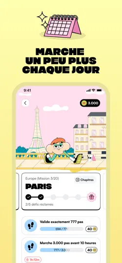 Capture d'écran de Macadam, Le Compteur De Pas. sur iPhone 4