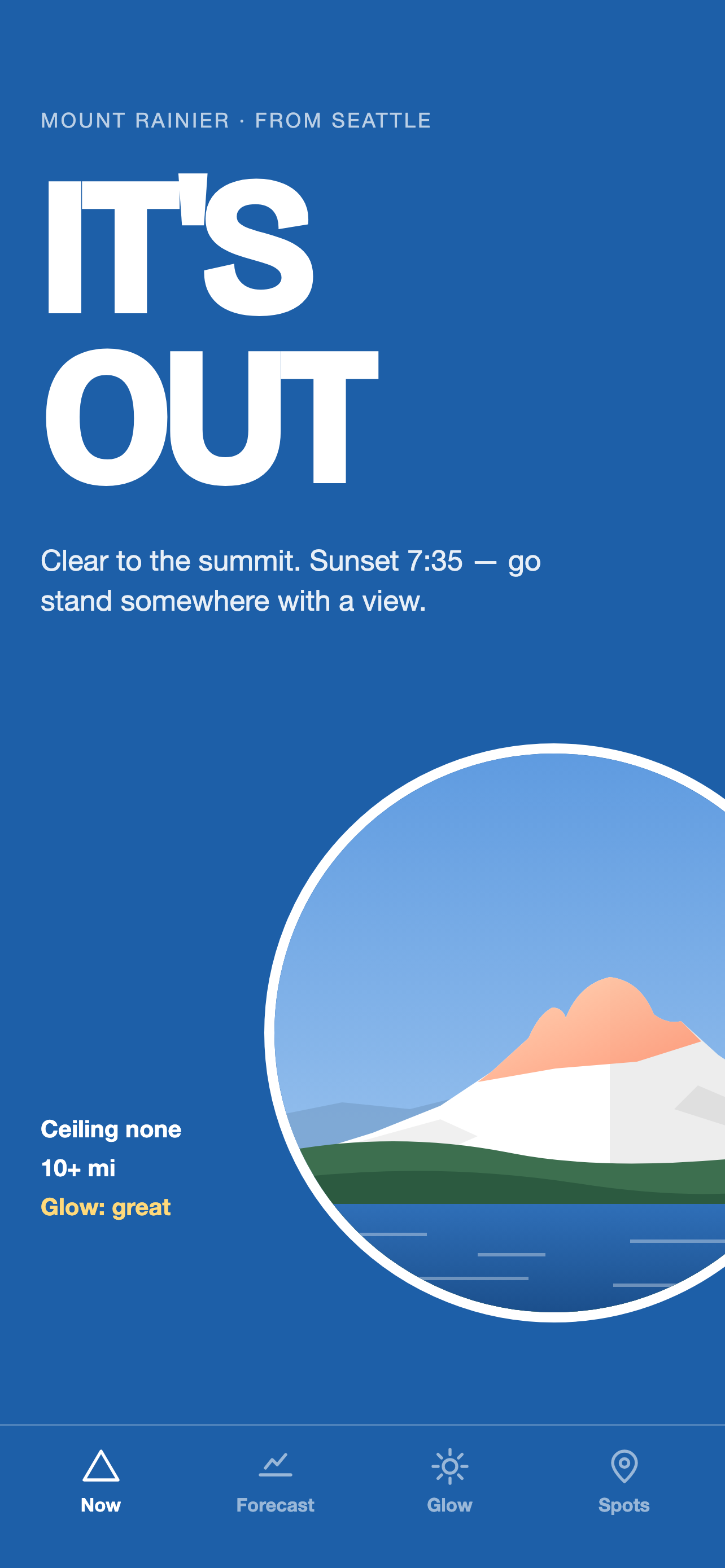 Mountain Visibility Forecast