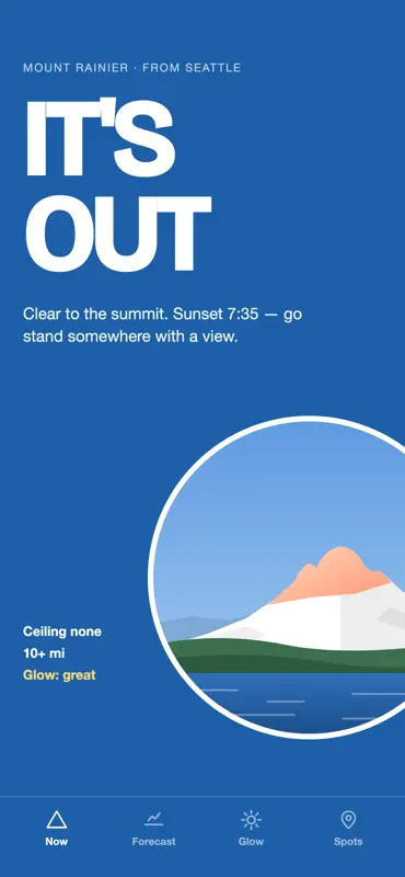 Mountain Visibility Forecast screenshot 1 of 5