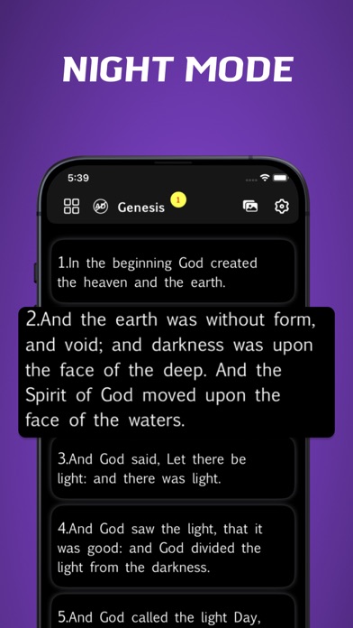 Chronological Bible KJV Screenshot