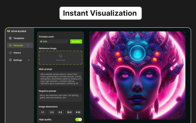 Nova Blenda: AI Image Editor iPhone screenshot