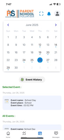 Parent School Volunteer screenshot
