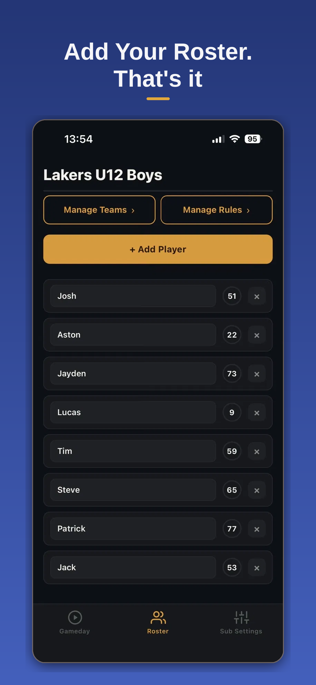 Sub Wizard: Basketball Subs screenshot 5